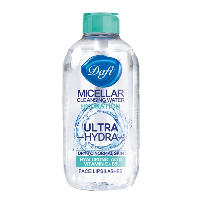 میسلار واتر دافی مدل Ultra Hydra مناسب پوست خشک تا نرمال حجم ۲۰۰ میلیلیتر میسلار واتر دافی مدل Ultra Hydra مناسب پوست خشک تا نرمال حجم ۲۰۰ میلیلیتر