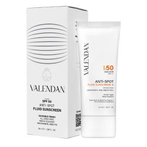 فلوئید ضد آفتاب ضد لک SPF50 بدون رنگ ولندان