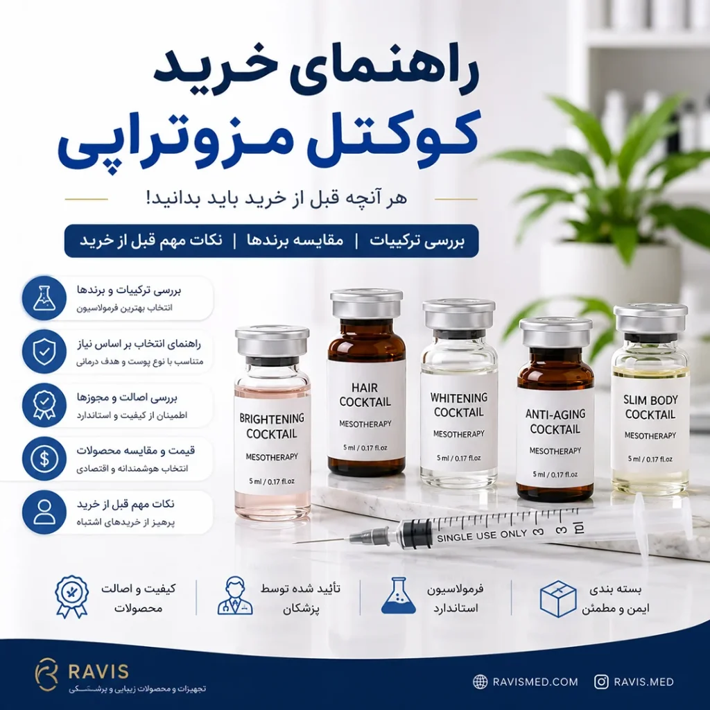 راهنمای خرید کوکتل مزوتراپی